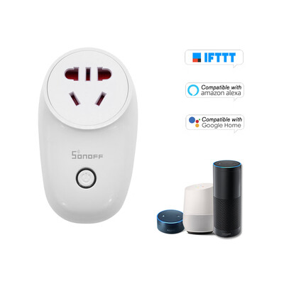 

eWeLink S26 ITEAD Wifi Smart Socket Wireless Remote Control Charging Adapter Smart Home Power Sockets USUKCNAUEU Type EF Optio
