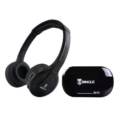 

BINGLE B616 Multifunction Wireless Stereo Headphones On Ear Headset FM Radio Wired Earphone Transmitter for MP3 PC TV Smart Phones