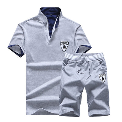 

Mens New 2 Pieces Casual Suit Fashion Unisex Polo ShirtsShorts Leisure Suit for Men And Women M-4XL 230