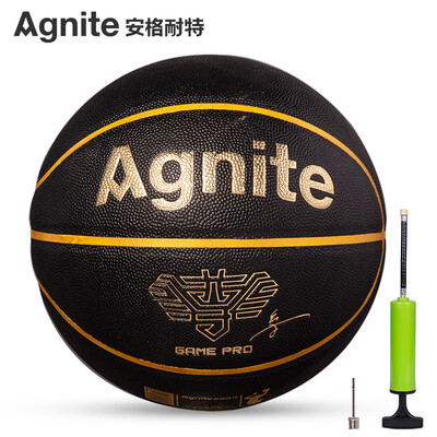 

Agnite F1136 Wu Zunlian name basketball PU wearable 7th fancy blue ball