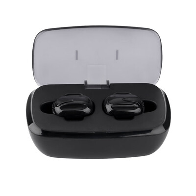 

TWS-K8 True Wireless Bluetooth Headphones Invisible Earphone In-ear Stereo Music Headsets Hands-free w Microphone Charging Box Re