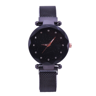 

Women Elegant Quartz Magnetic Watch Fashionable Gorgeous Stainless Steel Wrist Watch