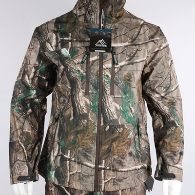 

SAENSHING Waterproof Hunting Jacket Men Softshell Camouflage Tactical Jackets Male Fleece Soft Shell Outdoor Camo Fishing Coat