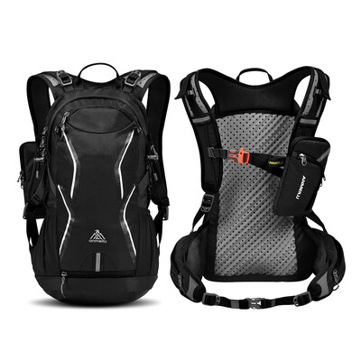

18L Outdoor Cycling Backpack Lightweight Shoulder Bag Trekking Hiking Climbing Sports Hydration Backpack Daypack with Rain Cover a