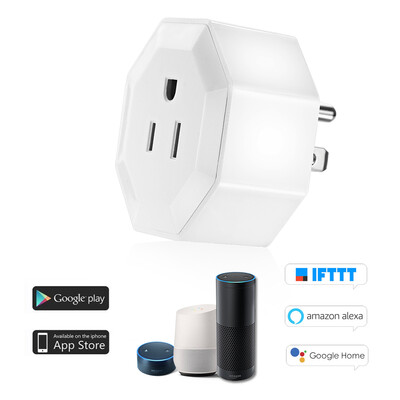 

4PCS Wireless WIFI Smart Plug US Outlet WI-FI Socket Charging Adapter Smart Home Power Plug Remote Control Via Phone App Smart Tim