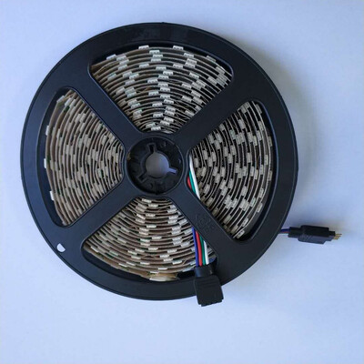 

1PCS 5M 164FT Flexible RGB LED Strip Light 300SMD 5050 Not Waterproof DC5V White PCB