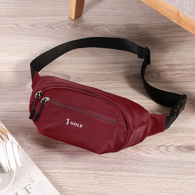 

Golf GOLF fashion pockets multi-function ladies chest bag casual sports Messenger bag large capacity splash-proof shoulder bag D8BV73825S red