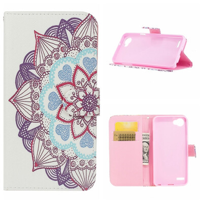 

MOONCASE LG Q6 G6 Mini painted holster - half flower