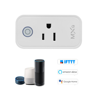 

Smart WIFI Plug with LED Night Lighting Support WIFI Connection Phone APP Remote Control Timing Function Real Time Power Consumpti