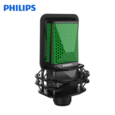 

Philips PHILIPS 9311C professional large diaphragm condenser microphone anchor mobile phone computer live universal recording microphone equipment set single product