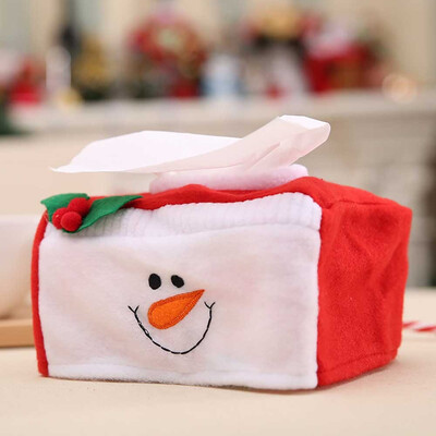 

Christmas Decoration New Style Christmas The Atmosphere Is Decorated Old Man&Snowman Tissue Box