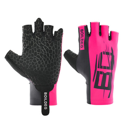 

BOODUN Men Women Cycling Gloves with Shock Absorb Gel Pad Breathable Half Finger Gym Gloves Bicycle Bike Cycling Mitts