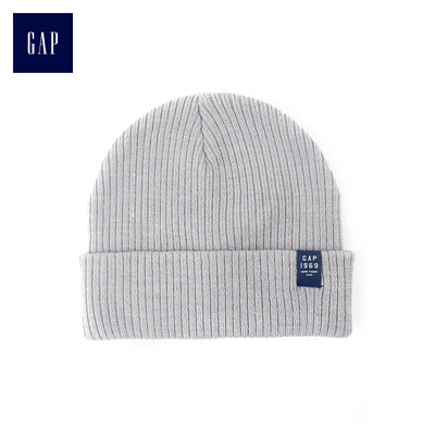 

GAP flagship store boy earmuffs knitted wool hat children warm warm head round hat 304711 bright heat gray ash S M