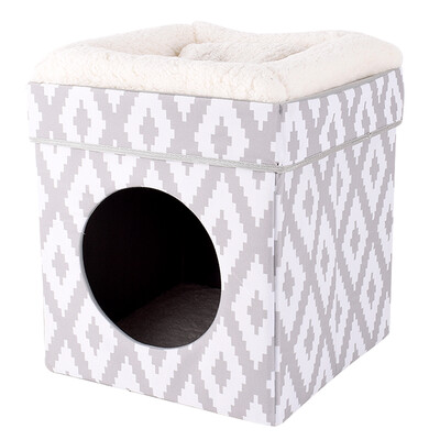 

Le Yoyo pet nest self-operated large cat litter kennel foldable cat house four seasons universal