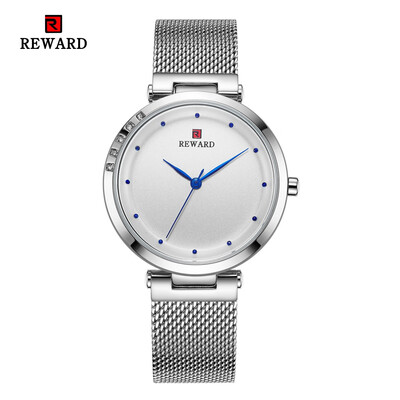

REWARD RD63073L Womens Watch Ultra-thin Mesh Belt Waterproof Quartz Fashion Casual Watch