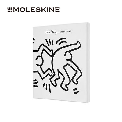 

MOLESKINE Stationery Notebook Gift Box Business Office Notepad Keith Haring Signature Hard Surface Large Horizontal Hand Account 5907