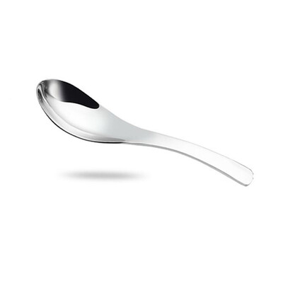 

304 Simple Stainless Steel Thickened Count Spoon 2PCS