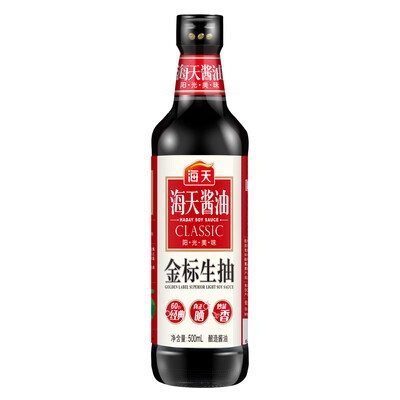 

Haitian Gold Label soy sauce 500ml