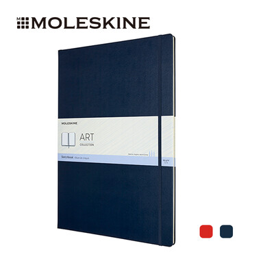 

MOLESKINE A3 sketchbook painting sketchbook hand-painted art series hard surface pure white treasure blue 6734