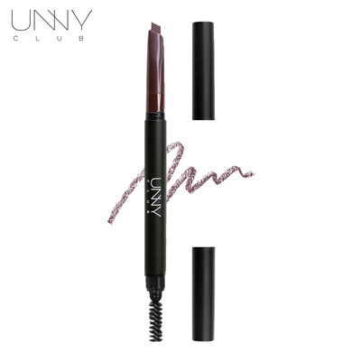 

Unny club 025g brown 03 automatic rotating triangle flat head with eyebrow brush waterproof&sweat-proof non-marking nat
