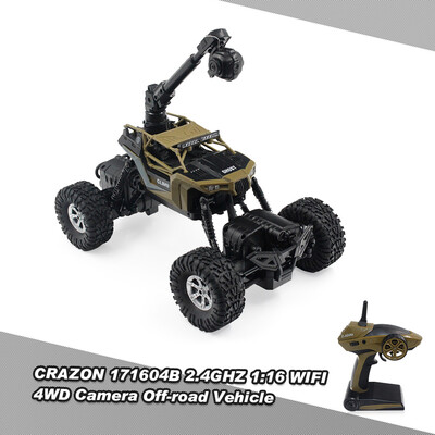 

CRAZON 171604B 24GHZ 116 WIFI FPV 03MP Camera 4WD2WD Splash Waterproof RTR RC Crawler Off-road Car