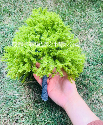 

18-30 cm railway road model tree military layout building model forest green tree