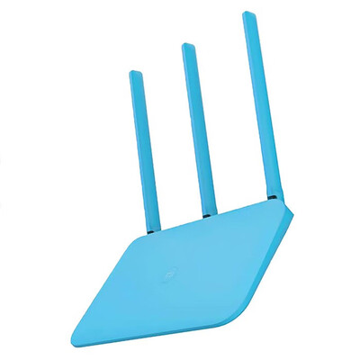 

Xiaomi Router Mi 4Q Blue Wireless 24G 450Mbps 3 Antenna Wifi Wide Coverage MiNET Fast Connect Smart Wifi App Control Router