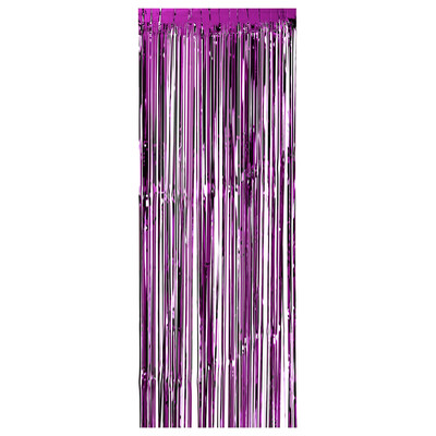 

100 300cm Metallic Foil Fringe Curtain Tinsel Shimmer Window Door Curtain Wall Backdrop Panel Decoration for Wedding Christmas P