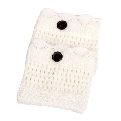 

Stylish Comfortable Calf Cover Warm Socks Set Winter Crown Shaped Edge Calf Enveloped Short Sock
