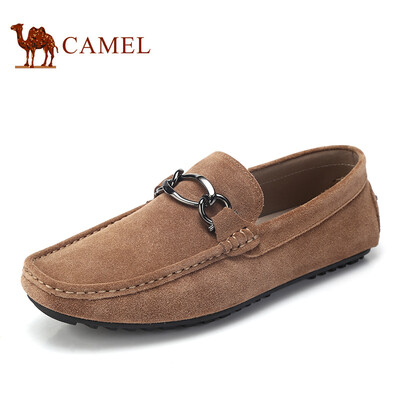

Camel CAMEL Korean version of the trend of wild sets of casual peas shoes men A912037230 apricot 43