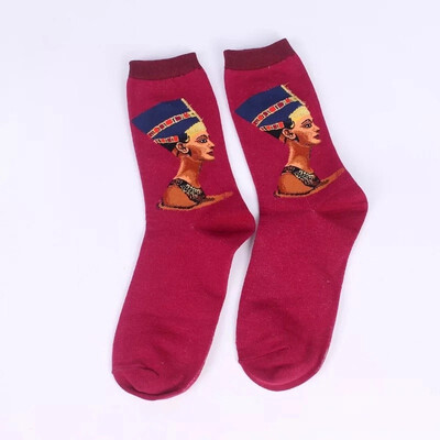 

Aa-shop Men Women Art Color Mid tube Socks
