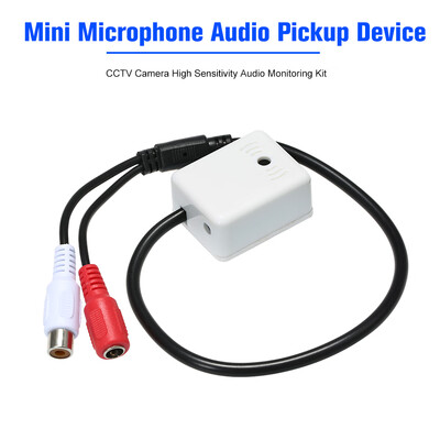 

Mini Microphone Audio Pickup Device for CCTV Camera High Sensitivity Audio Monitoring Kit
