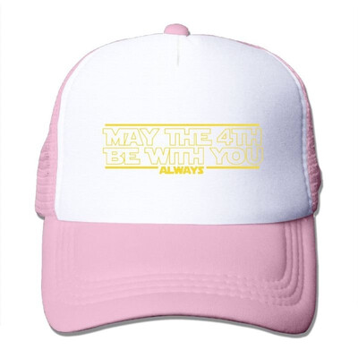 

May The 4th Be with You Summer Sun Protection Mesh Cap Baseball Hat Cap Adjustable