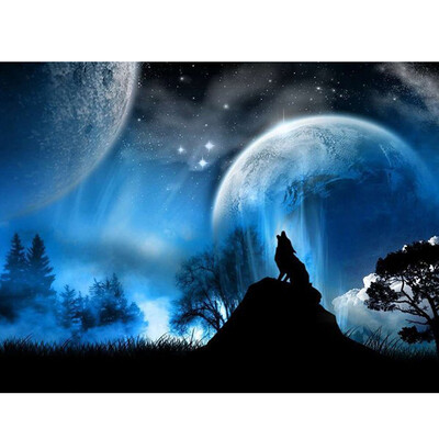 

5D Diamond Painting Full Drill DIY Kit Arts Crafts Embroidery Cross Stitch Rhinestone Canvas Wall Home Decor Style 9