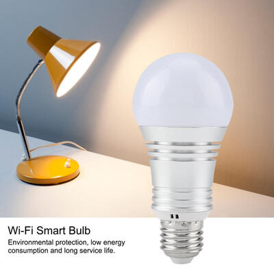 

Smart E27 AC85-265V Wi-Fi LED Bulb 11W RGBW LED Light Bulb Smartphone Controlled Wi-Fi Smart Lamp Bulbs