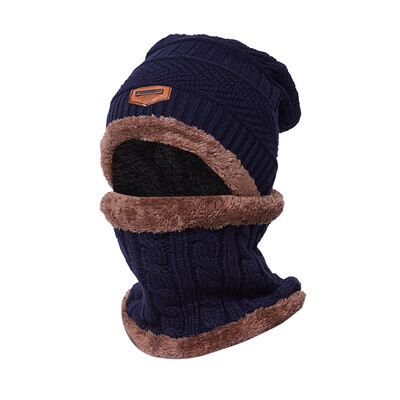 

Warm Knit Neckerchief Winter Plush Scarf Neck Warmer Women Men Sports Hiking Camping Cycling Outdoor Sports Equipment