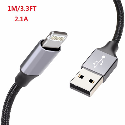 

iPhone Charger Cable1Pack 8 Pin Nylon Braided Syncing&Charging Cord for iPhone iPad iPod