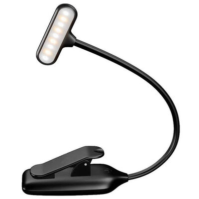 

UpperX Reading LightClip on Book Light with 3 Brightness Light & Stepless Adjusted 9 LEDsTOUCH-CONTROL