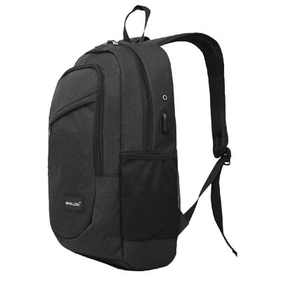 

Romacci Multifunctional Casual Breathable Water Resistant Laptop Backpack Should Bag with USB Charging Port Headphone Interface fo