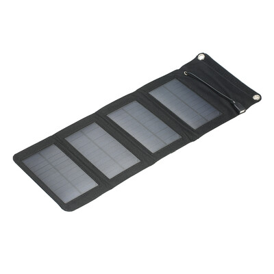 

7W 5V Outdoor Foldable Monocrystalline Silicon Solar Panel Charger Portable USB Charger for Mobile Phone Power Supply