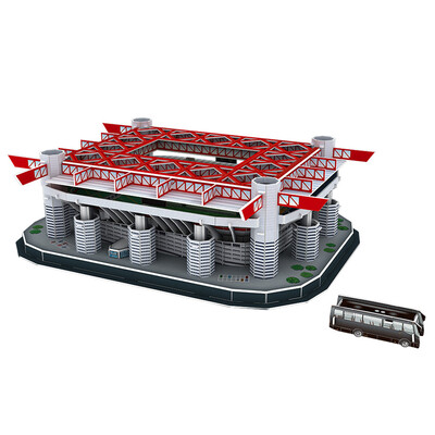 

3D Three-dimensional Jigsaw Football Court Children Birthday Gift Educational DIY Assembly Detachable Playthings