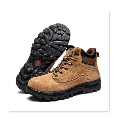 

2018 mens outdoor cotton shoes mens warm plus velvet snow boots waterproof non-slip sneakers middle-aged dad shoes mens outdoor