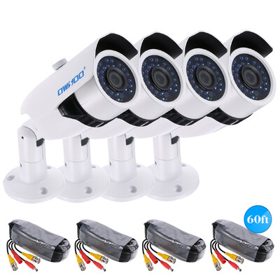 

OWSOO 4720P AHD IR CCTV Camera 460ft Surveillance Cable Support IR-CUT Night Vision 30pcs Array Infrared Lamps 128" Color CM