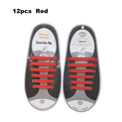 

No Tie Shoelaces Waterproof Elastic Silicone Tieless Shoe Lace for Athletic Running Multicolor for Sneaker Boots Board Casual Shoe