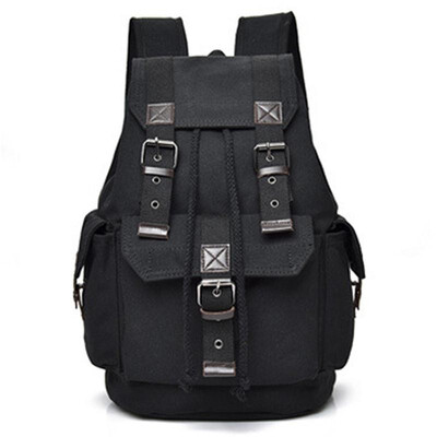 

AUGUR New fashion mens backpack vintage canvas backpack school bag mens travel bags large capacity travel laptop backpack bag