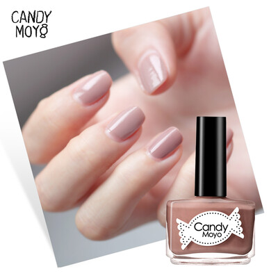 

Jade CandyMoyo milk coffee cookie 8ML1 milk tea color nail polish can be peeled off non-toxic tear white white nail
