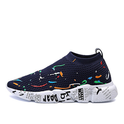

2018 Summer Running Shoes for Men Mix Color Sneakers Breathable Mesh Outdoors Sports Shoes Athletic Jogging Shoe Plus Size 46