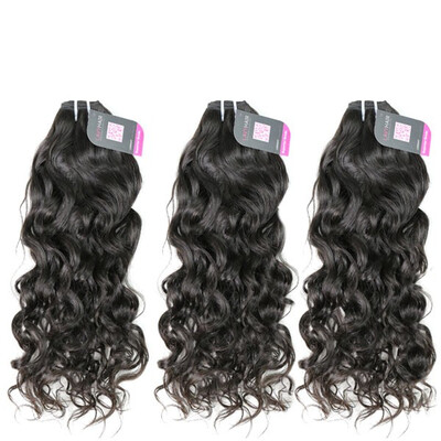 

Superior Grade mix 3 or 4 bundles Burmese natural wave Virgin Human hair extensions