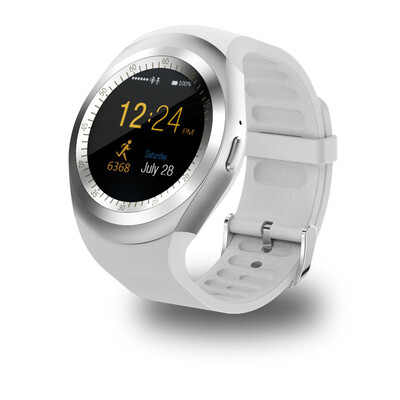 

696 Bluetooth Y1 Smart Watch Relogio Android Smartwatch Phone Call SIM TF Camera