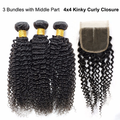 

Human hair wig kinky curly hair curtain